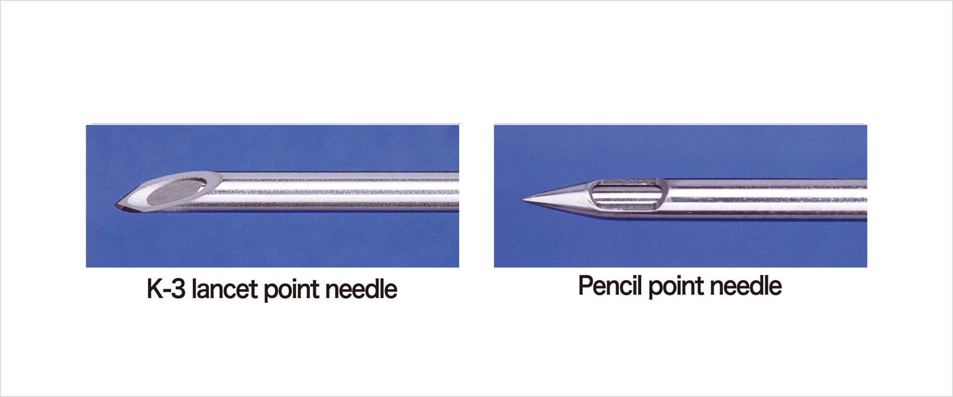 Spinal needle are provided as standard accessories